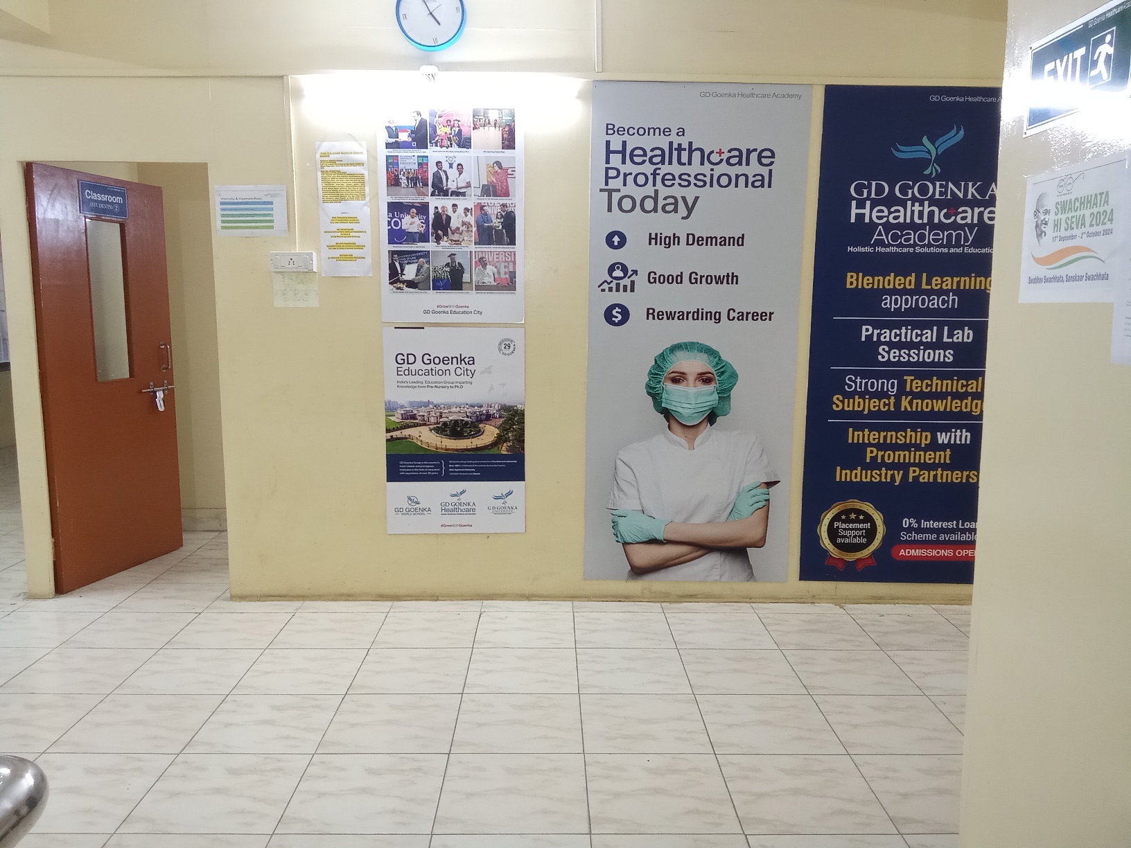 Gd Goenka Healthcare academy kolkata reception